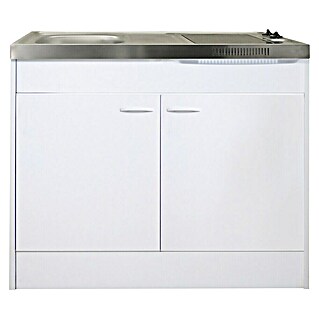 Respekta Minikeuken Levin (100 cm, Wit, Kookplaat)