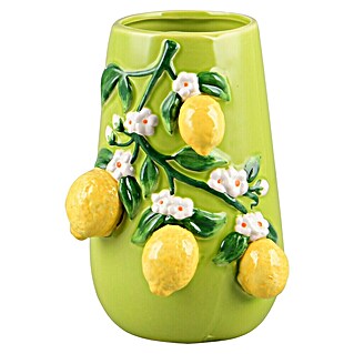 Vase Citri (L x B x H: 16 x 15 x 22 cm, Keramik, Grün)