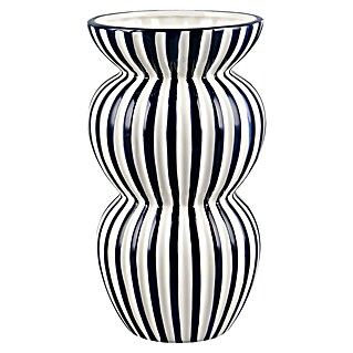 Vase Savanna (Ø x H: 15,5 x 28,5 cm, Keramik, Schwarz)