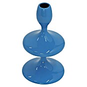 Kerzenhalter Laureen (Ø x H: 11 x 19,5 cm, Blau, Metall) | BAUHAUS