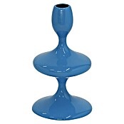 Kerzenhalter Laureen (Ø x H: 11 x 19,5 cm, Blau, Metall) | BAUHAUS