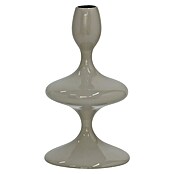 Kerzenhalter Laureen (Ø x H: 11 x 19,5 cm, Grau, Metall) | BAUHAUS