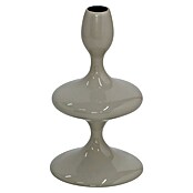 Kerzenhalter Laureen (Ø x H: 11 x 19,5 cm, Grau, Metall) | BAUHAUS