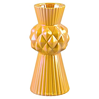 Vase Voro (Ø x H: 13 x 28,5 cm, Keramik, Gelb)