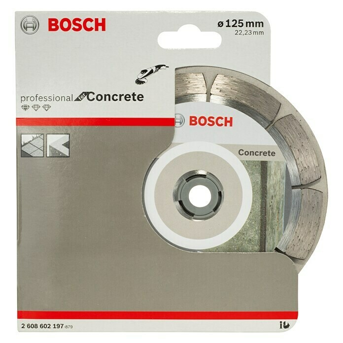 Bosch Professional Diamantdoorslijpschijf Standard Concrete (Schijfdiameter: 125 mm, Geschikt voor: Beton)