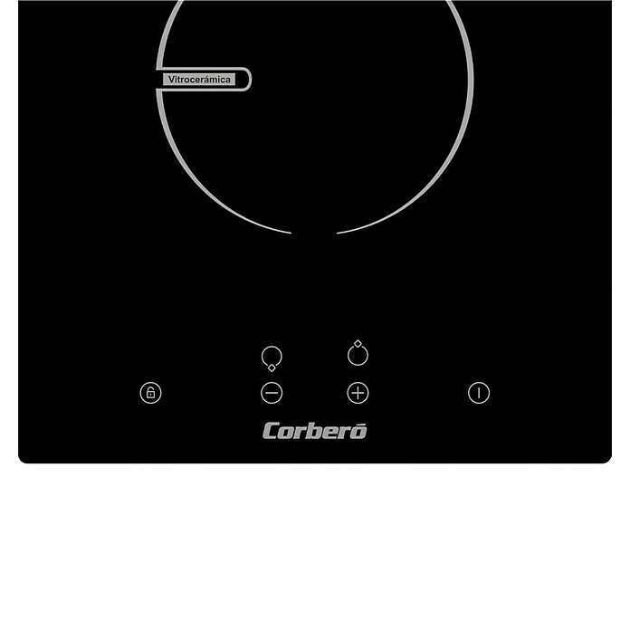 Corberó Placa de cocción vitrocerámica CCVGD25BF (Número de fogones estándar: 2 ud., 2.900 W, Vidrio) | BAUHAUS