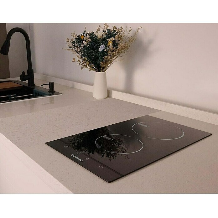 Corberó Placa de cocción vitrocerámica CCVGD25BF (Número de fogones estándar: 2 ud., 2.900 W, Vidrio) | BAUHAUS
