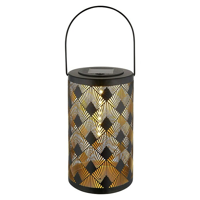 Globo Metalen lantaarn (Ø x h: 12 x 32,5 cm, Zwart) | BAUHAUS