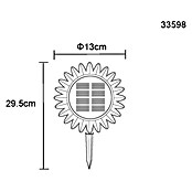 Globo Dekorativna solarna svjetiljka Suncokret  (Boja svjetla: Topla bijela, LED, Visina: 29,5 cm) | BAUHAUS