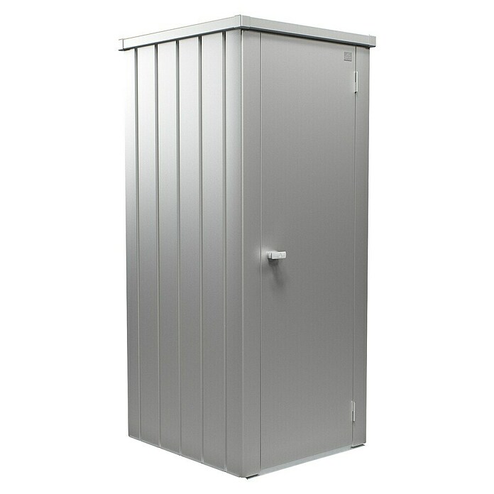 Biohort Julia Geräteschrank L High (Außenbreite inkl. Dachüberstand: 78 cm, Außentiefe inkl. Dachüberstand: 87 cm, Stahl, Silber Metallic) | BAUHAUS