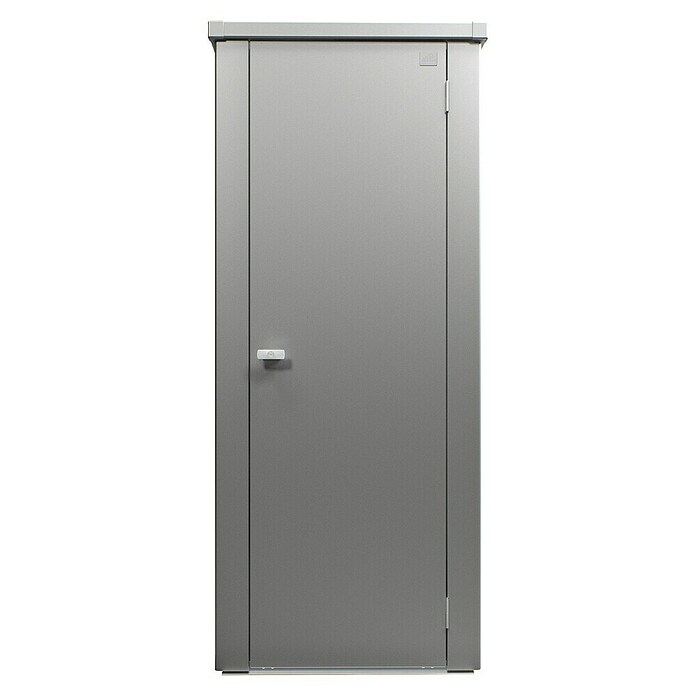 Biohort Julia Geräteschrank L High (Außenbreite inkl. Dachüberstand: 78 cm, Außentiefe inkl. Dachüberstand: 87 cm, Stahl, Silber Metallic) | BAUHAUS