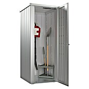 Biohort Julia Geräteschrank L High (Außenbreite inkl. Dachüberstand: 78 cm, Außentiefe inkl. Dachüberstand: 87 cm, Stahl, Silber Metallic) | BAUHAUS