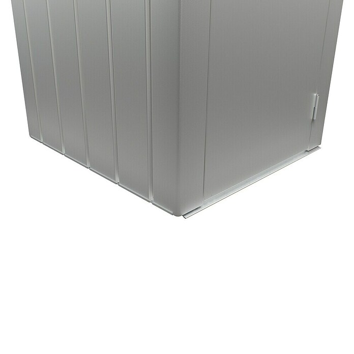 Biohort Julia Geräteschrank L High (Außenbreite inkl. Dachüberstand: 78 cm, Außentiefe inkl. Dachüberstand: 87 cm, Stahl, Silber Metallic) | BAUHAUS