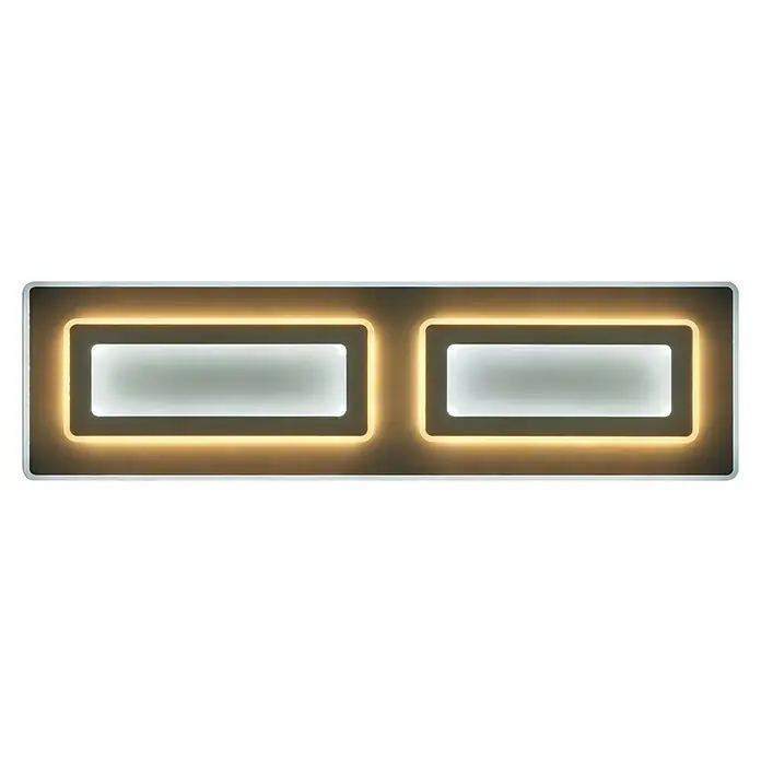 Panaled Plafón LED Katto II - 150 W, L x An x Al: 119,7 x 29,7 x 4 cm, Blanco, Blanco cálido - Lámpara de techo LED rectangular con borde iluminado blanco cálido para iluminación moderna.\n