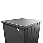 Biohort Julia Geräteschrank L High (Außenbreite inkl. Dachüberstand: 78 cm, Außentiefe inkl. Dachüberstand: 87 cm, Stahl, Dunkelgrau Metallic) | BAUHAUS