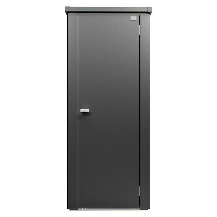 Biohort Julia Geräteschrank L High (Außenbreite inkl. Dachüberstand: 78 cm, Außentiefe inkl. Dachüberstand: 87 cm, Stahl, Dunkelgrau Metallic) | BAUHAUS