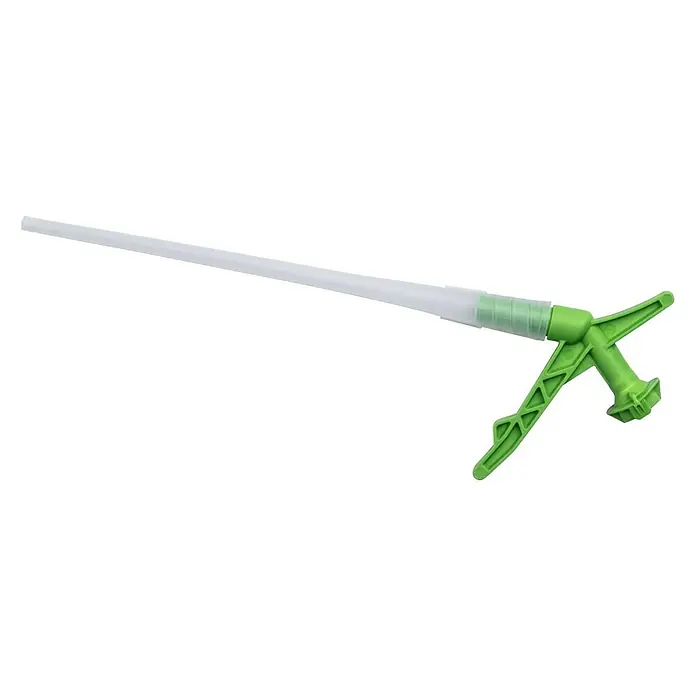 Illbruck Ersatzröhrchen AA210 - 6 Stk. - Grüne Schaumpistole mit langem, transparentem Verlängerungsrohr. Ideal für präzises Auftragen von Bauschaum an schwer zugänglichen Stellen.