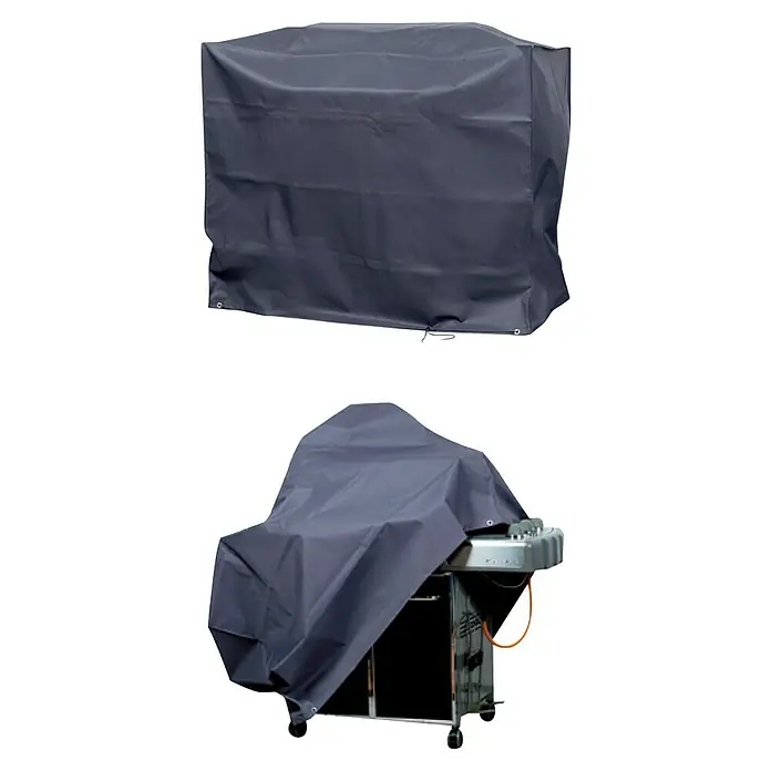 Westerholt Grill-Schutzhülle - 420D Oxford Polyester, Anthrazit - Abdeckung für Außengrill, schützt vor Witterungseinflüssen und hält den Grill sauber. Strapazierfähiges Material für langen Einsatz im Freien.