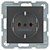 Berker S.1 Steckdose (Anthrazit, Hochglanz, Kunststoff, IP20, Unterputz)