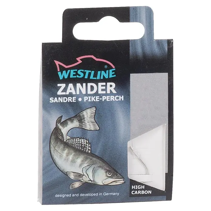 Westline Zanderhaken - Größe: 1/0, Gebunden, High Carbon-Stahl, 10 Stk., Nickel - Westline Zander Angelhaken aus High Carbon Stahl in Originalverpackung. Ideal zum Angeln von Zander und Hecht-Barsch.