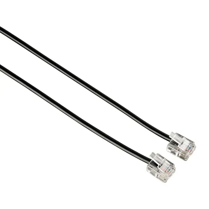 Hama Modularkabel - 3 m, RJ11-Stecker - Vorderansicht