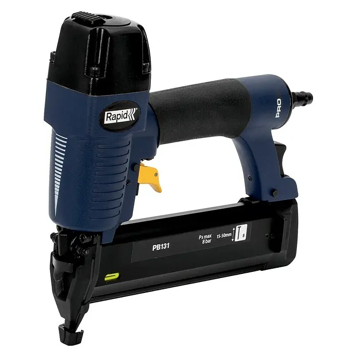 Rapid Druckluftnagler AirTac PB 131 - Länge Nagel: 15 mm - 50 mm, Geeignet für: Nageltyp 8, Pneumatisch - Eine Rapid PB131 Druckluftnagelpistole für professionelle Anwendungen, ideal für Befestigungsarbeiten mit hoher Präzision.