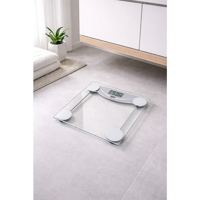 Báscula digital transparente (Digital, Carga soportada: 180 kg) | BAUHAUS