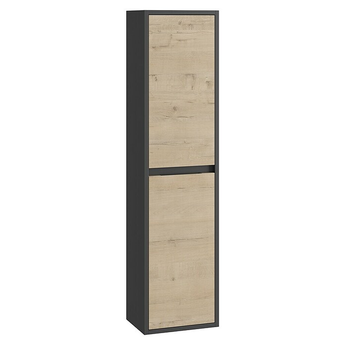 Armario alto Arlet (An x Pr x Al: 35 x 25 x 160 cm, Nogal) | BAUHAUS