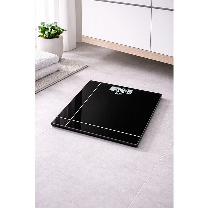 Báscula digital negra (Digital, Carga soportada: 180 kg) | BAUHAUS