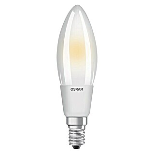 Osram LED-Lampe Kerzenform E14 matt (5 W, E14, Warmweiß, Dimmbar, Matt)