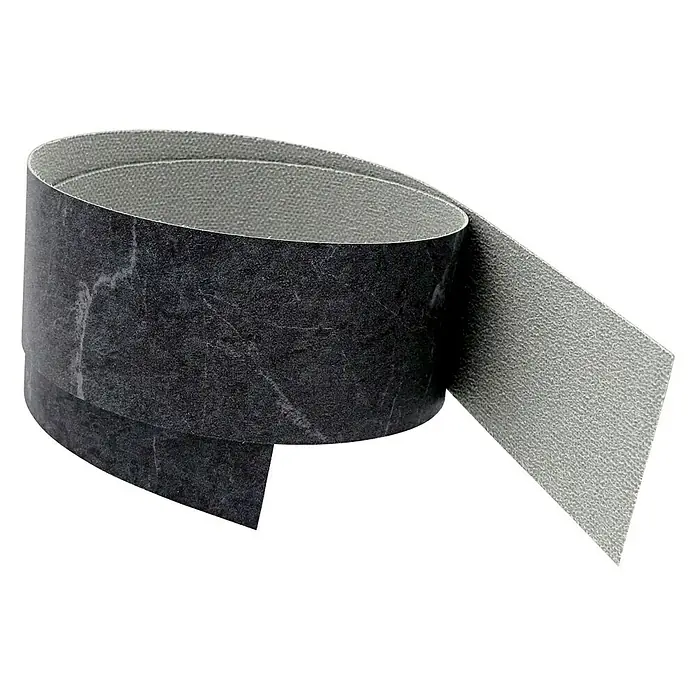 CUCINE Umleimer 3556 Waldeck Slate - L x H: 65 x 4,4 cm, 2 Stk. - Dekorative, biegsame Marmor-Kantenband für Möbel, die mit einer grauen Innenseite versehen ist. Ideal für stilvolle Akzente.