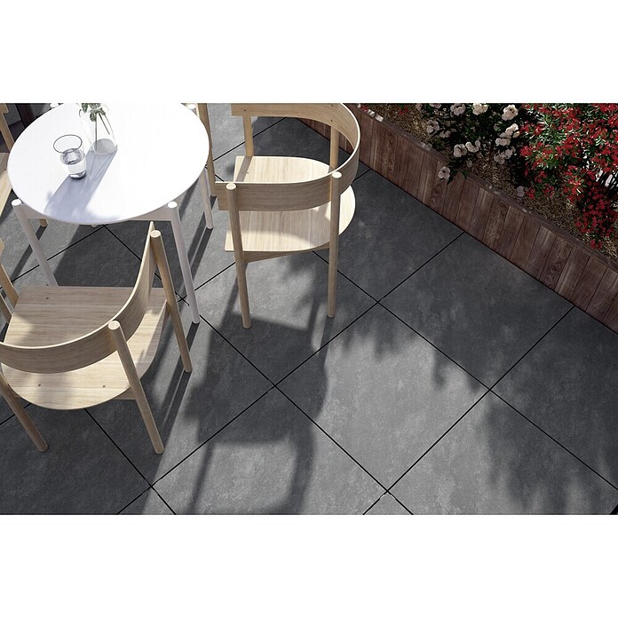 Terrassenfliese Atakama (60 x 60 x 2 cm, Grau, Glasiert)