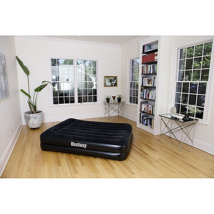 Bestway Luftbett Premium+ (203 x 152 x 46 cm, Ausstattung: Integrierte Luftpumpe)