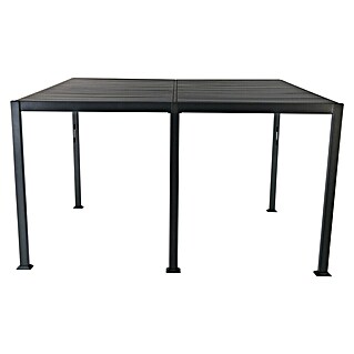 Sunfun Anstellpavillon Palma (B x T: 400 x 300 cm, Farbe Gestell: Anthrazit, Aluminium)