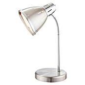 Globo Ego Tafellamp (1 lampen, Max. vermogen: 40 W, Chroom/nikkelmat, Hoogte: 36 cm)