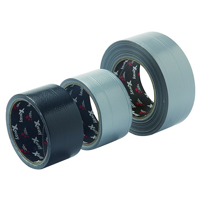 Schuller Gewebeband X-Way (Grau, 50 m x 48 mm)