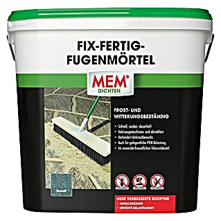 MEM Fugenmörtel Fix-Fertig (Basalt, 12,5 kg)