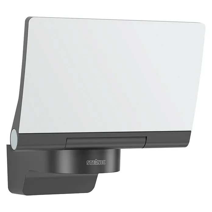 Steinel LED-Außenleuchte XLED home 2 graphit - Farbe Gehäuse: Graphit, IP44, 13,7 W - Das Bild zeigt eine Steinel Außenleuchte mit modernem Design, ideal für die Beleuchtung von Außenbereichen mit Stil und Effizienz.