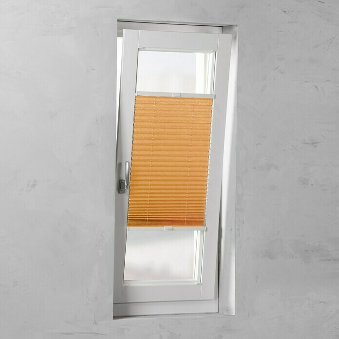 Expo Ambiente PlisseeB x H: 75 x 220 cm, Orange Front View