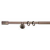 Expo Ambiente Stijlgarnituur Rillcube (Lengte gordijnroede: 120 - 210 cm, Brons)