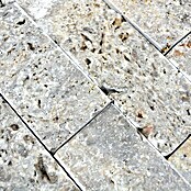 Mosaikfliese Brick Splitface X3D 42781 (30,5 x 29 cm, Silber, Matt)