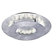 Paul Neuhaus Nevis LED-Wandleuchte (1-flammig, 6 W, Warmweiß, Silber, Durchmesser: 32,5 cm)