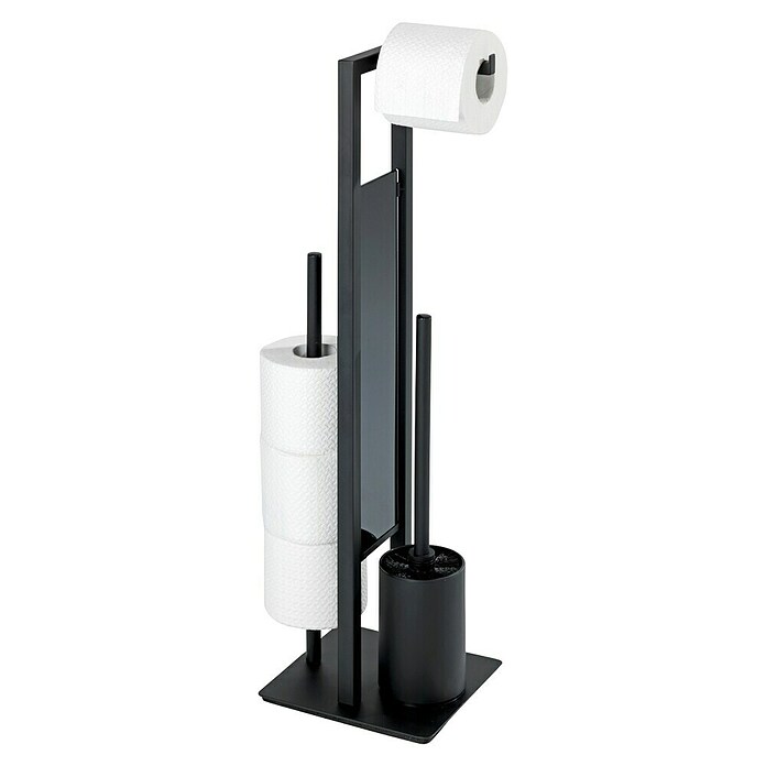 Camargue WC-Bürstengarnitur Rovigo (Glas, Schwarz) | BAUHAUS