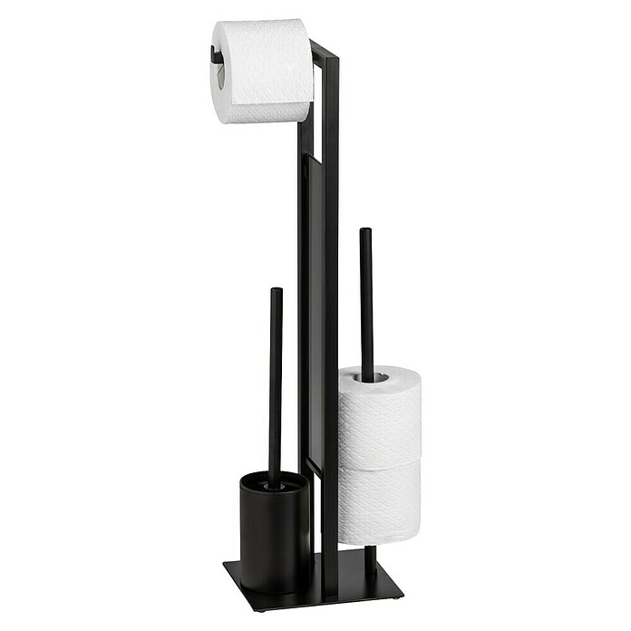 Camargue WC-Bürstengarnitur Rovigo (Glas, Schwarz) | BAUHAUS