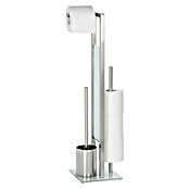 Camargue WC-Bürstengarnitur Rovigo (Glas, Silber Matt) | BAUHAUS