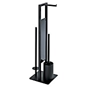 Camargue WC-Bürstengarnitur Rovigo (Glas, Schwarz) | BAUHAUS
