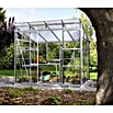 Vitavia Gewächshaus Freya 5900 (2,3 x 2,58 x 2,25 m, Farbe: Aluminium, Einscheibensicherheitsglas (ESG))