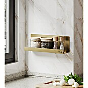 Nortiq Living T & B Planchet T4 (l x b x h: 30 x 8 x 10 cm, Aluminium, Geborsteld goud) | BAUHAUS