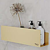 Nortiq Living T & B Planchet T2 Medium (l x b x h: 20 x 10 x 12 cm, Aluminium, Geborsteld goud, Medium) | BAUHAUS