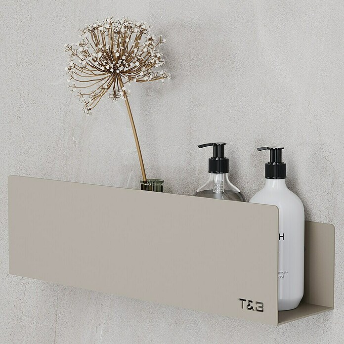 Nortiq Living T & B Planchet T2 Large (l x b x h: 40 x 10 x 12 cm, Aluminium, Beige, Large) | BAUHAUS